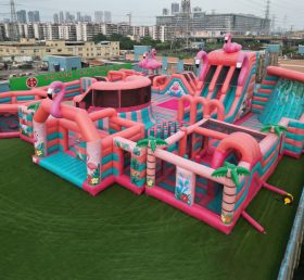 GF3-151 Flamingo Theme Inflatable Park