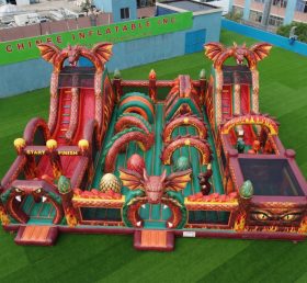 GF3-313 Dragon Theme Inflatable Park