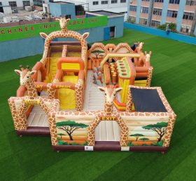 GF3-330 Giraffe Theme Inflatable Park