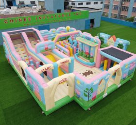 GF3-377 Peppa Pig Theme Inflatable Park