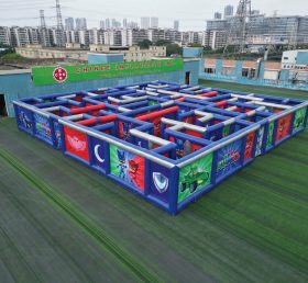 MAZE1-118 PJ Masks Theme Inflatable Maze
