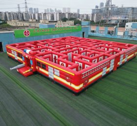 MAZE1-56 Firetruck Theme Inflatable Maze