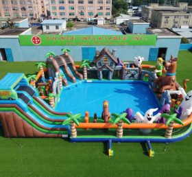 Pool3-774 Scooby-Doo Theme Pool Water Pa...