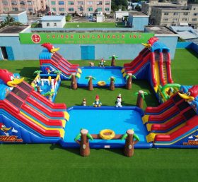 Pool3-788 Woody Woodpecker Theme Pool Wa...