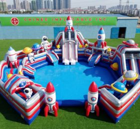 Pool3-822 Rocket Theme Pool Water Park