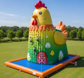 T11-4523 Chicken Theme Inflatable Climbi...
