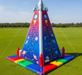 T11-4685 Rocket Theme Inflatable Climbin...