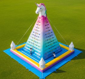T11-4715 Unicorn Theme Inflatable Climbi...