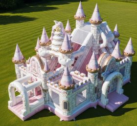 T2-8718 Weddings Theme Inflatable Castle...