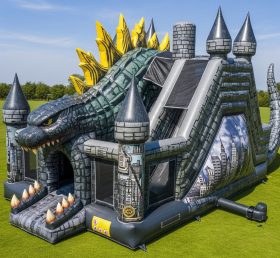 T5-2316 Godzilla Theme Inflatable Castle...
