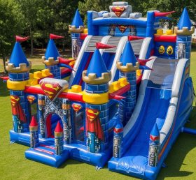 T5-2482 Superman Theme Inflatable Castle...