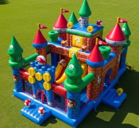 T5-2487 Super Mario Theme Inflatable Cas...