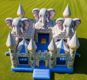 T5-2624 Elephant Theme Inflatable Castle...