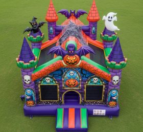 T5-2646 Halloween Theme Inflatable Castl...
