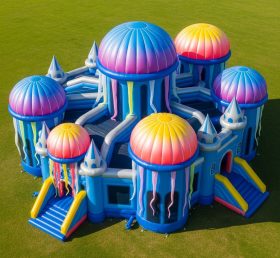 T5-2661 Jellyfish Theme Inflatable Castl...