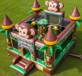 T5-2684 Monkey Theme Inflatable Castles