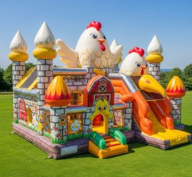 T5-2847 Chicken Theme Inflatable Castles