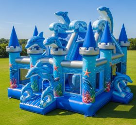 T5-2893 Dolphin Theme Inflatable Castles