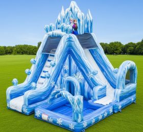 T8-9284 Frozen Theme Inflatable Water Sl...