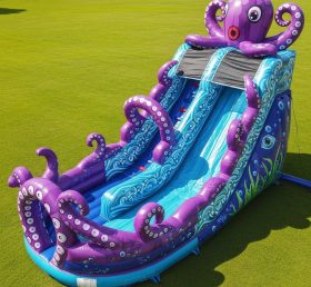 T8-9409 Octopus Theme Inflatable Dry Sli...
