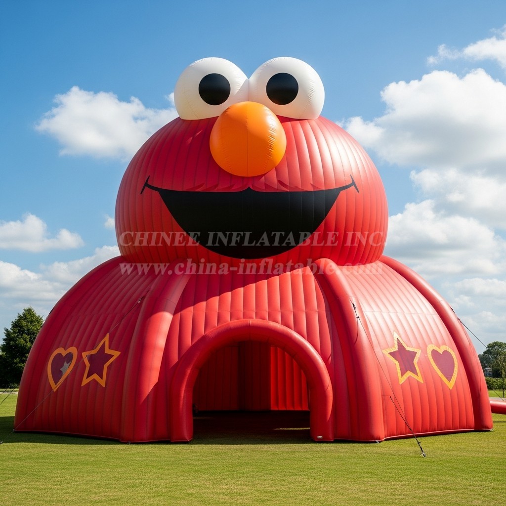 Tent1-6025 Elmo Theme Inflatable Tent