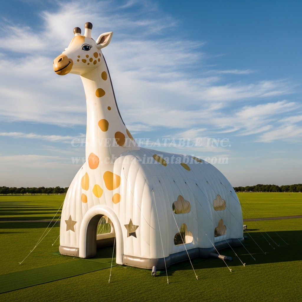 Tent1-6054 Giraffe Theme Inflatable Tent