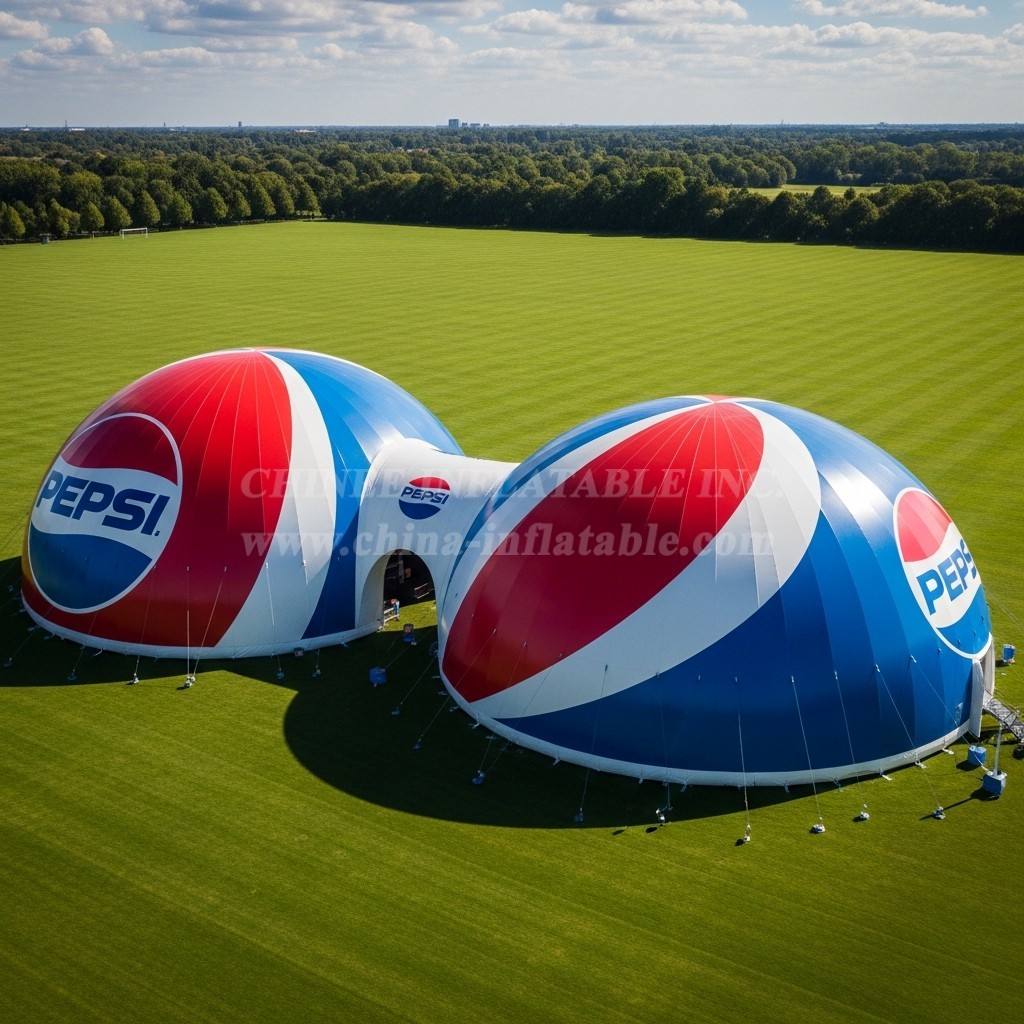 Tent1-6319 Pepsi Theme Inflatable Dome