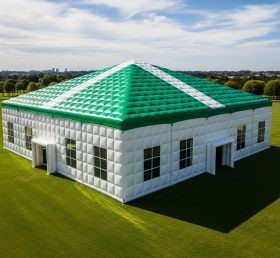 Tent1-6414 Green White Inflatable Event ...
