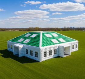 Tent1-6417 Green White Inflatable Event ...