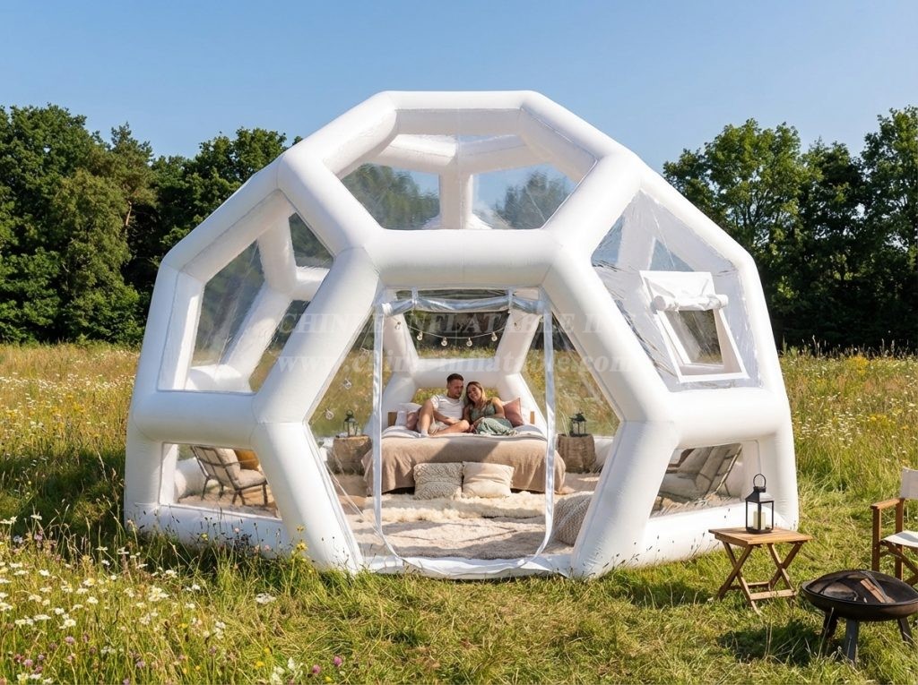 Tent1-5010B White Inflatable Bubble House