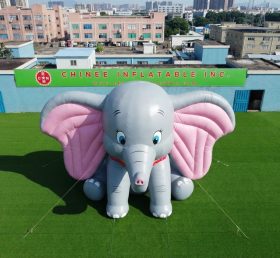 Cartoon3-783 Thème Éléphant Gonflable Dessin Animé