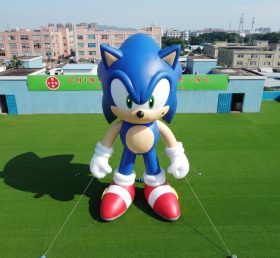 Cartoon3-857 Thème Sonic Gonflable Dessin Animé