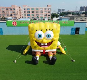 Cartoon3-859 Thème SpongeBob Gonflable Dessin Animé
