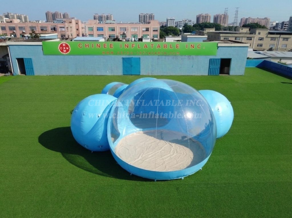 Tent1-5047N Sky Blue Inflatable Bubble Tent