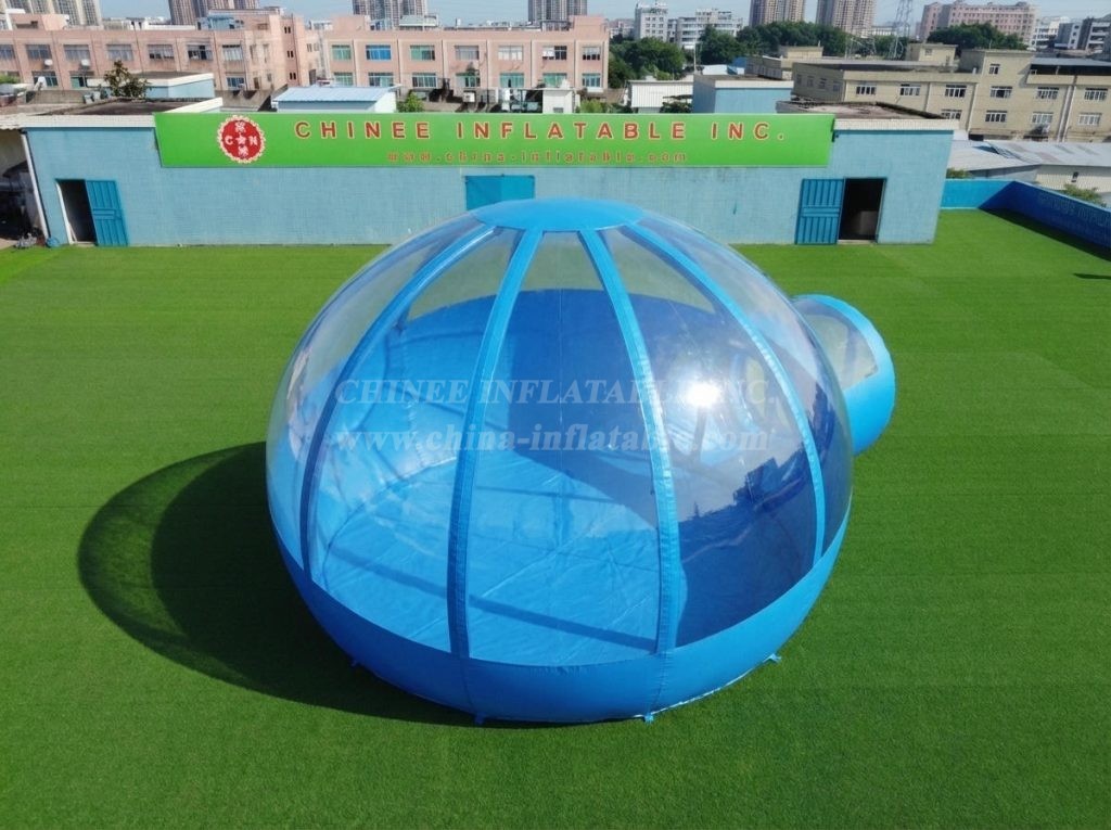 Tent1-5046B Blue Inflatable Bubble Tent