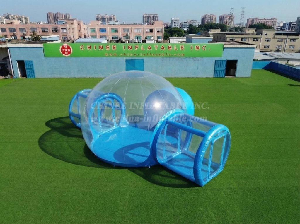 Tent1-5048B Blue Inflatable Bubble Tent