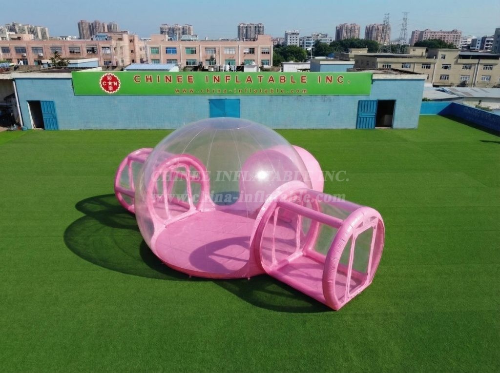 Tent1-5048K Pink Inflatable Bubble Tent