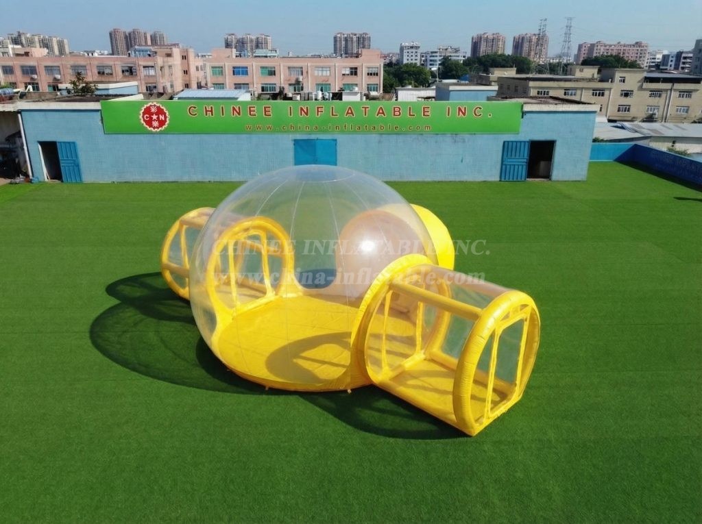 Tent1-5048O Yellow Inflatable Bubble Tent