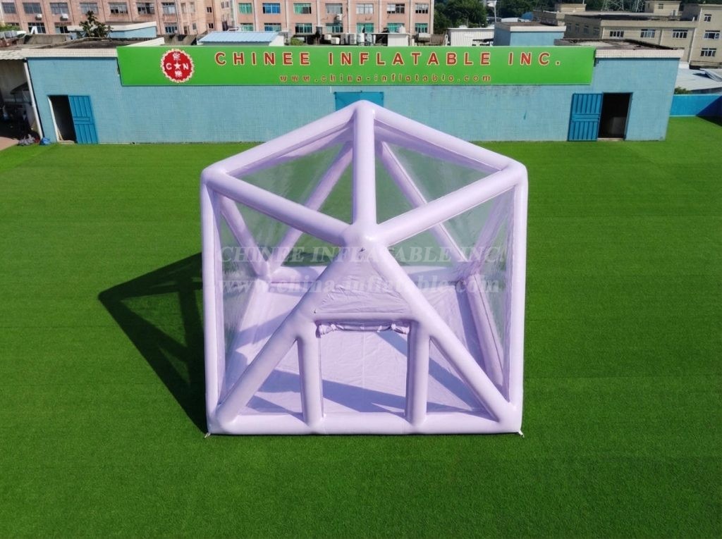 Tent1-5040G Lavender Inflatable Structured Bubble Tent