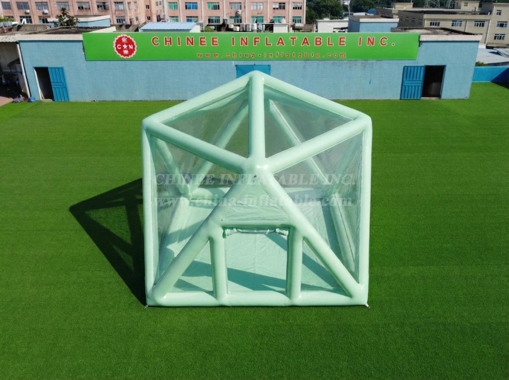 Tent1-5040H Light Green Inflatable Structured Bubble Tent