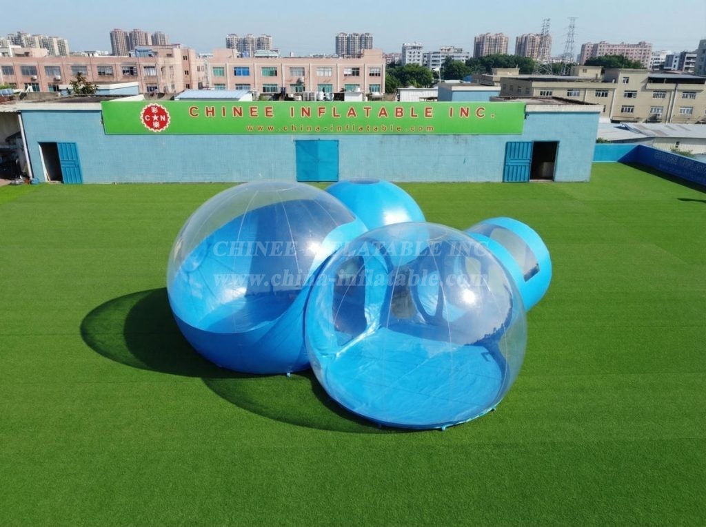 Tent1-5042B Blue Inflatable Bubble Tent
