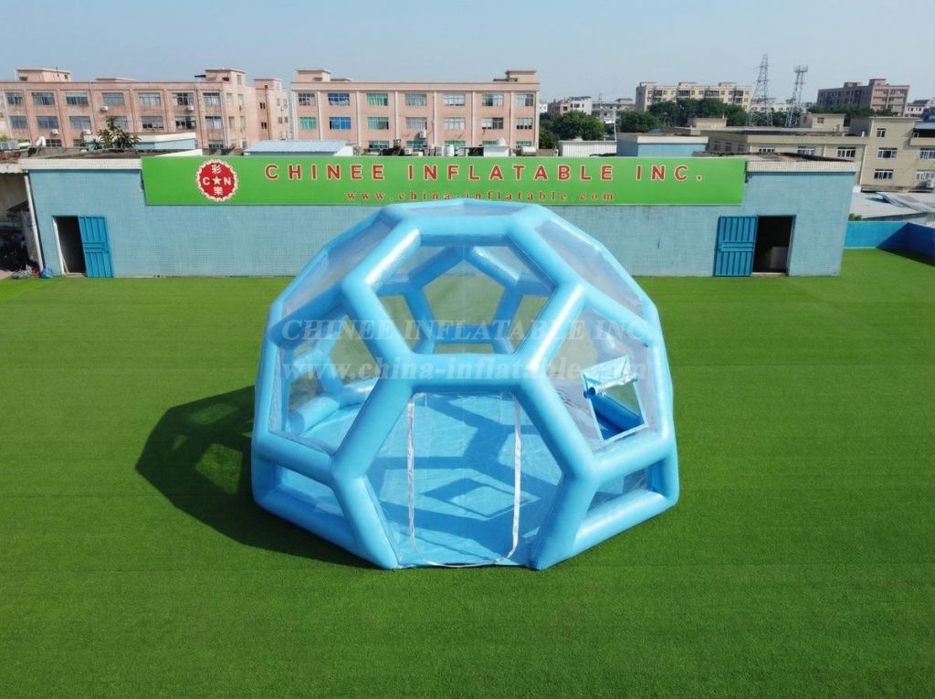Tent1-5010O Sky Blue Inflatable Bubble House