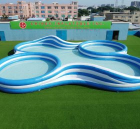 Pool4-041 Irregular Shaped Inflatable Po...