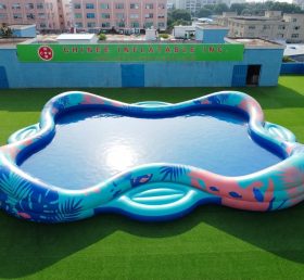 Pool4-044 Irregular Shaped Inflatable Po...
