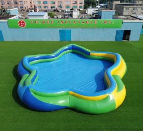 Pool4-048 Irregular Shaped Inflatable Po...