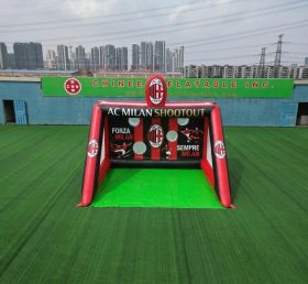 T11-7000 Jeu de tir au football gonflable à thème AC Milan
