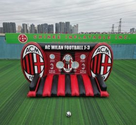 T11-7006 Jeu de tir au but de football gonflable sur le thème de l’AC Milan