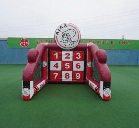 T11-7008 Jeu de tir au football gonflable à thème Ajax Amsterdam