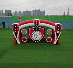 T11-7009 Jeu de tir au football gonflable à thème Ajax Amsterdam