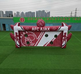 T11-7011 Jeu de tir au football gonflable sur le thème de l’Ajax Amsterdam